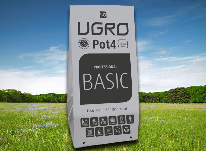 Ugro Pot4 Professional Basic – Kompakte Coco-Substratlösung für gesunde Wurzeln - Ugro Pot4 Professional Basic – Coco Substrat für Indoor Grow | Growbee