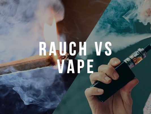 Rauchen vs. Vapen – Die wichtigsten Unterschiede einfach erklärt - Rauchen vs. Vapen – Die wichtigsten Unterschiede einfach erklärt