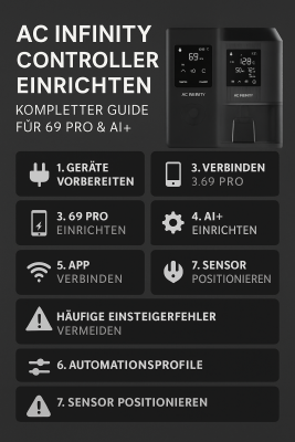 AC Infinity Controller einrichten – 69 Pro &amp; AI+ erklärt - AC Infinity Controller einrichten – 69 Pro &amp; AI+ erklärt