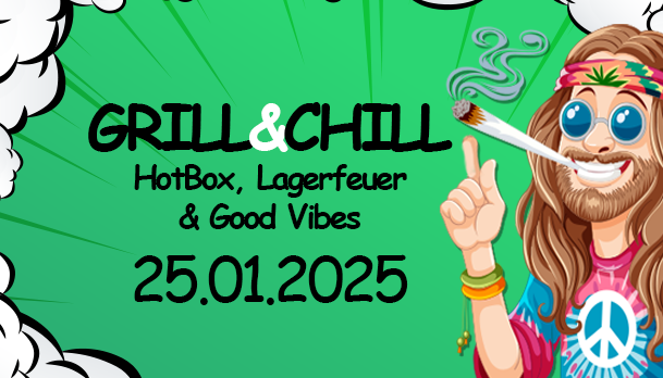 Growshop Bremen Veranstaltet Grill und Chill am 25. Januar: Ein Unvergesslicher Abend mit Musik, Essen und Entspannung - Grill und Chill Event in Bremen - Growshop lädt ein am 25. Januar