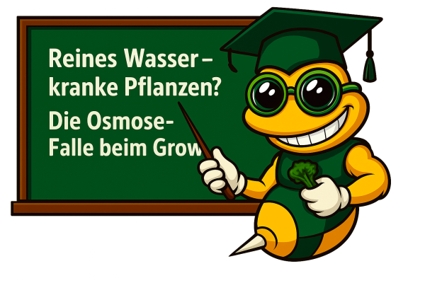 Reines Wasser – kranke Pflanzen? Die Osmose-Falle beim Grow - Osmosewasser im Brokkoli-Grow: Risiko oder Chance?