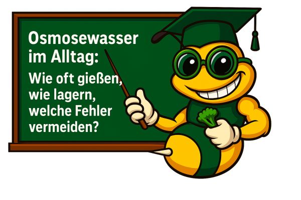 Osmosewasser im Alltag: Wie oft gießen, wie lagern, welche Fehler vermeiden? - Osmosewasser im Grow-Alltag richtig verwenden