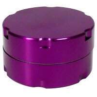 Alu CNC Grinder 2-Part Color 50mm Lila