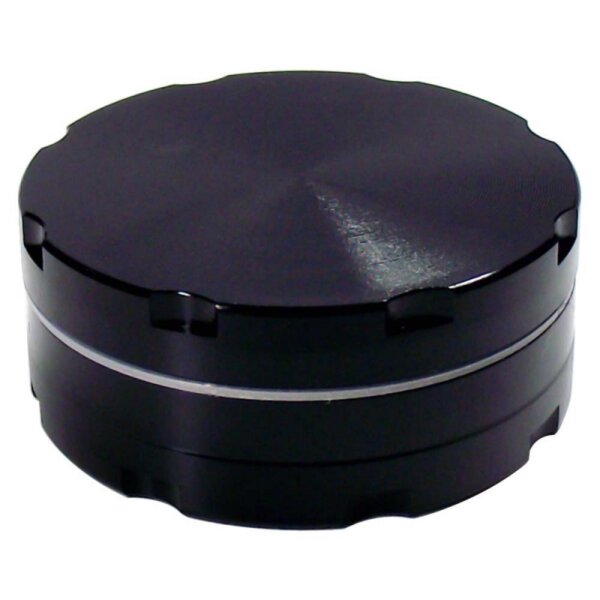 Alu CNC Grinder 2-Part Color 50mm Schwarz
