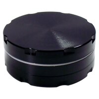 Alu CNC Grinder 2-Part Color 50mm Schwarz