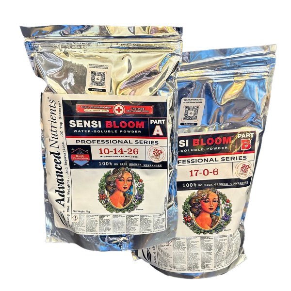 Advanced Nutrients Sensi Grow Professional, wasserlösliches Pulver, Part A und B, je 500 g