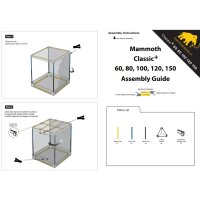 Mammoth Classic+ 150 Growbox 150x 150x 200 cm 19 mm Stangen