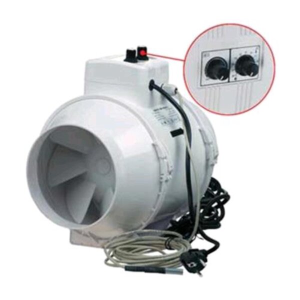 Vents TTUN 150 mm 520m³ Thermostat + Potenzregler Rohrlüfter