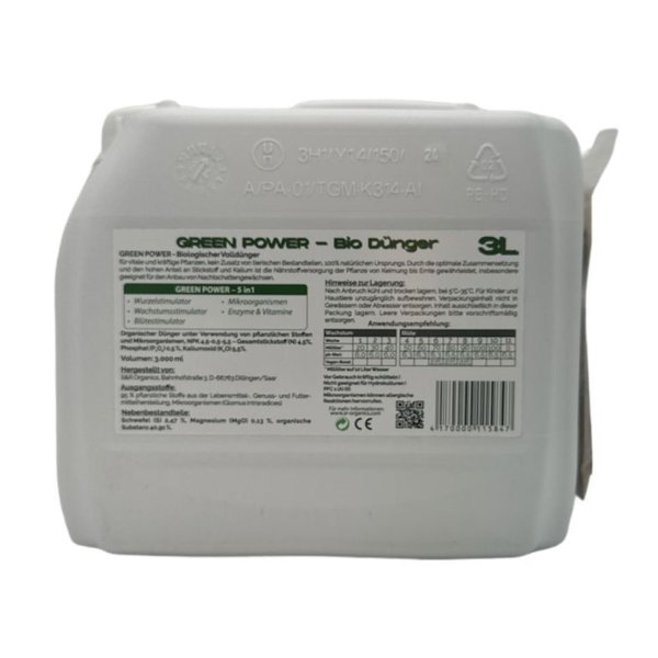 S&R Organics Green Power 5in1 Bio Dnger - Vielseitiger Bio-Dnger f