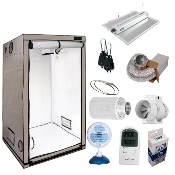 Growbox Komplettset Ferna 80x80x180cm inkl. Nanolux-LED (150W)