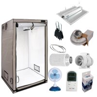 Growbox Komplettset Ferna 80x80x180cm inkl. Nanolux-LED...