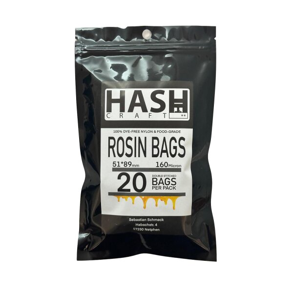 Hashcraft Extrakt Bags 90 Micron (µm) 51x89mm, 20 Stück