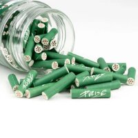 PURIZE® XTRA Slim 5,9mm Size Aktivkohlefilter 100 Stück per Glas Grün