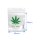 100 JJ-Zipperbags "Leaf" 70µm – Robuste und stilvolle Baggies für vielseitige Aufbewahrung
