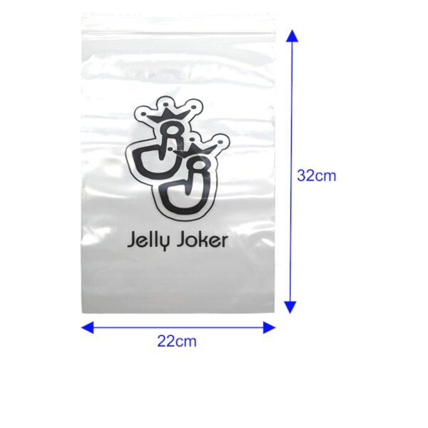 100 JJ-Zipperbags "Leaf" 70µm – Robuste und stilvolle Baggies für vielseitige Aufbewahrung