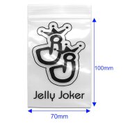 100 JJ-Zipperbags "Leaf" 70µm – Robuste und stilvolle Baggies für vielseitige Aufbewahrung