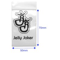 100 JJ-Zipperbags "Leaf" 70µm – Robuste und stilvolle Baggies für vielseitige Aufbewahrung