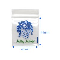 100 x JJ-Zipperbags Joker Head, 70µm – dicke Qualität – Baggys