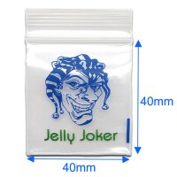 JJ-Zipperbags Joker Head, 70µm Baggys 40x40 mm, 100...