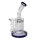 Black Leaf Bubbler mit Inline Slit Diffusor Blau