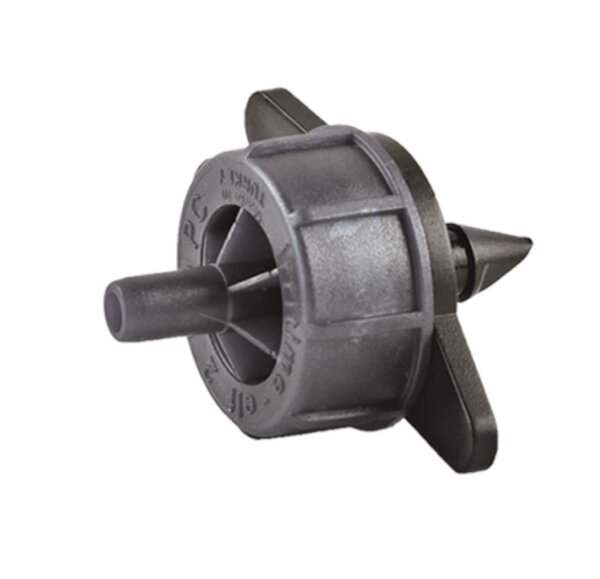 Druckventil Schwarz für Bewässerungsspinne und Kapillarschlauch 2 (L/h)
