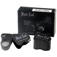 Black Leaf Trichomen Lupe 30x + 60x LED