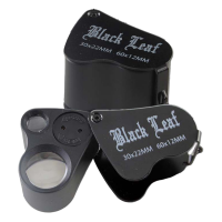 Black Leaf Trichomen Lupe 30x + 60x LED