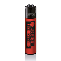 CLIPPER® Feuerzeug "Hurensohn wer klaut"
