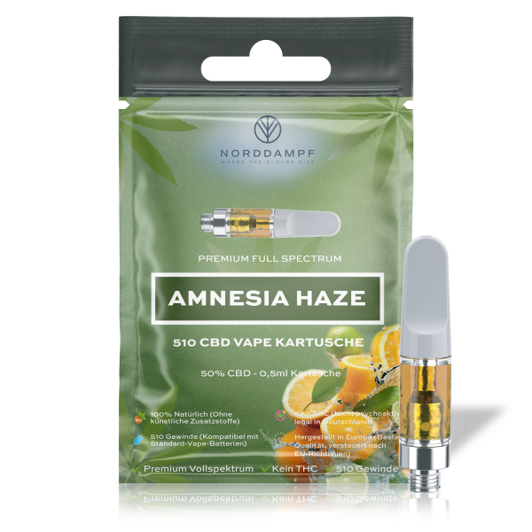 Norddampf AMNESIA HAZE – 50? CBD Kartusche