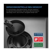 Nachfüllbares Aktivkohlefilter-Set, mit Aktivkohle-Nachfüllpackung, 100 mm RCF4