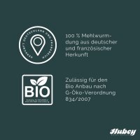Hubey Mehlwurmdung 1kg Insektenkot, biologischer Naturdünger Universaldünger und Bodenverbesserer