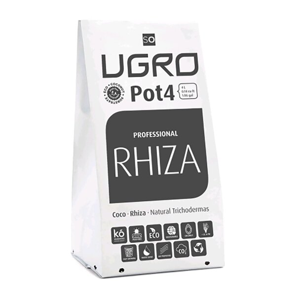 UGro Pot4 Professional Rhiza 4?L (500?g)