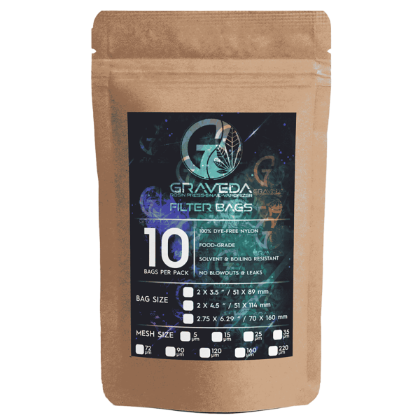 Graveda Rosin Bags 51×89mm? 5micron