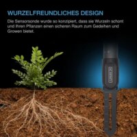 AC Infinity Bodensensor für den AI+ Controller, Bodensonde für Feuchtigkeits- Sättigungsgrad, IP67-wasserfest