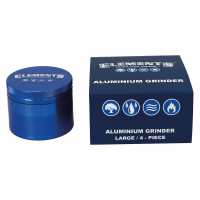 Elements Blue Grinder Aluminium 4-Part – Large...