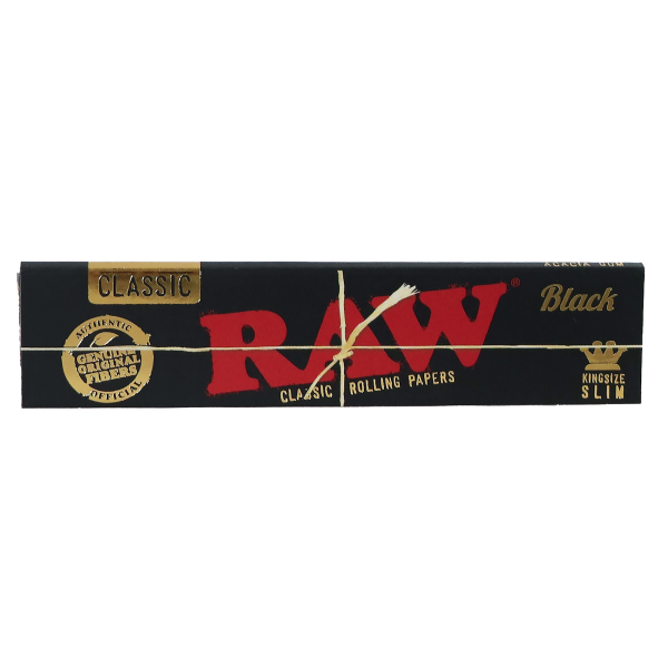 RAW Black King Size Slim Papers Ultra Thin (ohne Tips)