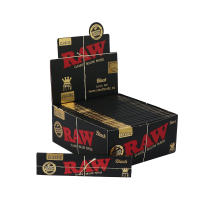 RAW Black King Size Slim Papers Ultra Thin (ohne Tips)