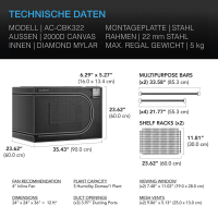 AC Infinity CLOUDLAB 322 – Advance Anzuchtzelt 60...