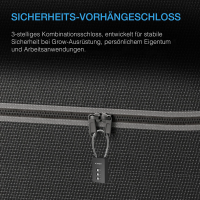 AC Infinity Kombinationsschloss mit Stahlkabel – 2er Pack