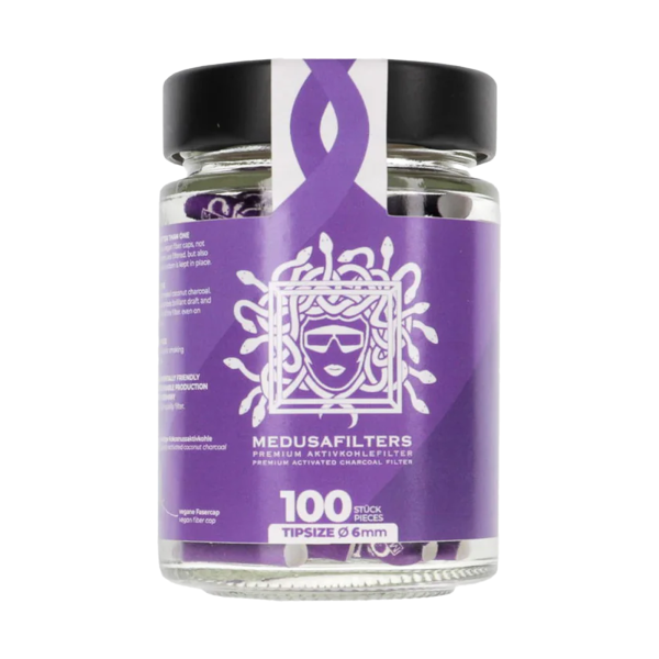 Medusa 100er Glas Violett