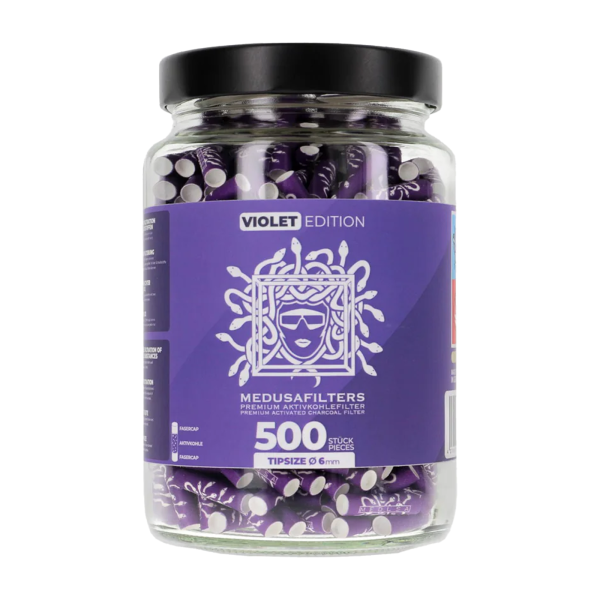 Medusa 500er Glas Violett
