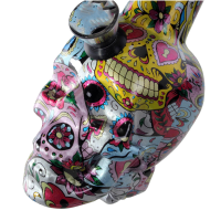 Black Leaf Mini-Glasbong SKULL