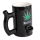 Black Leaf Becherbong Wake+Bake aus Keramik