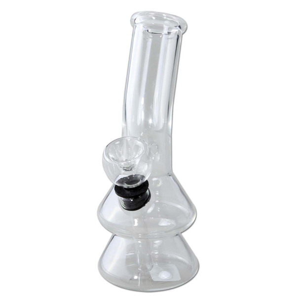 Black Leaf Mini Glasbong