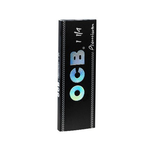 OCB Premium Schwarz 1¼ – 50 Blättchen (1 1/4 Size)