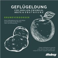 Hubey Geflügeldung 3kg biologischer Naturdünger Universaldünger und Bodenverbesserer