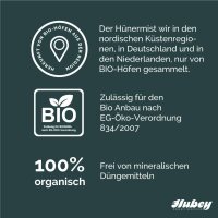 Hubey Geflügeldung 3kg biologischer Naturdünger Universaldünger und Bodenverbesserer