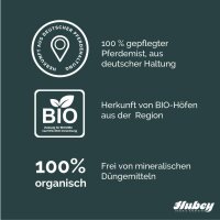 Hubey Pferdedung 3kg biologischer Naturdünger Universaldünger und Bodenverbesserer