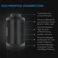 AC Infinity Aktivkohlefilter – 100 mm