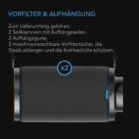 AC Infinity Aktivkohlefilter XL– 100 mm